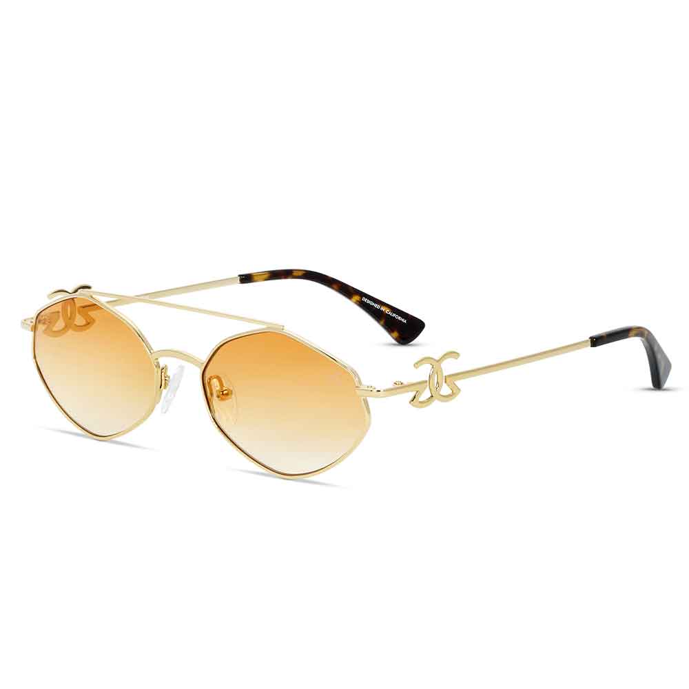 Luxury Gold-Plated Aviator Shades