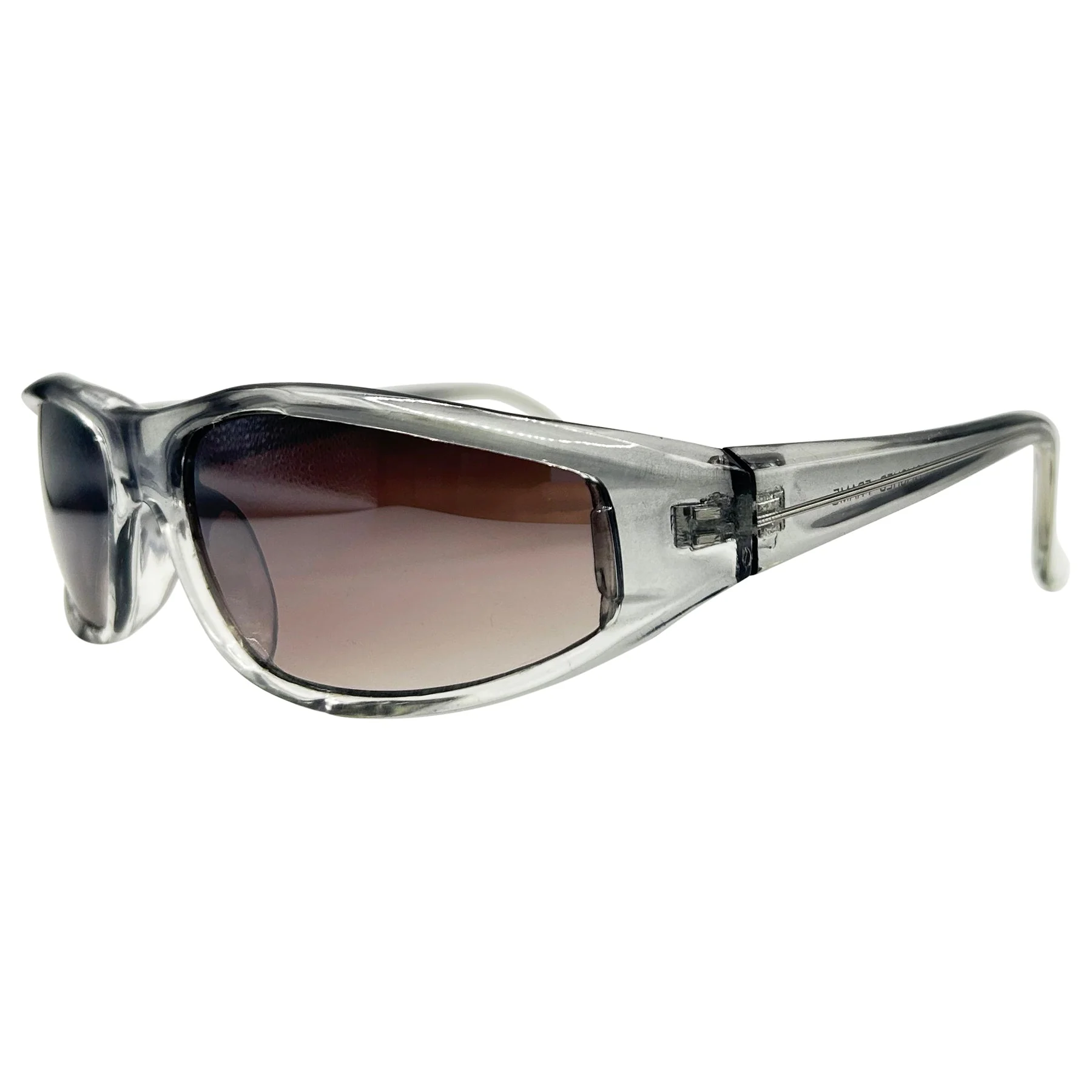 Sporty Wraparound Aviator Sunglasses